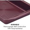 imageCirculon Bakeware MeatloafNonstick Baking Loaf Pan 9 Inch x 5 Inch GrayMerlot