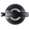 imageCirculon Enamel on Steel Whistling TeakettleTeapot With FlipUp Spout 2 Quart  BlackBlack