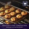 imageCirculon Nonstick Bakeware 12Cup Muffin Tin Brown SteelChocolate