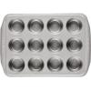 imageCirculon Nonstick Bakeware 12Cup Muffin Tin Brown SteelGray