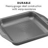 imageCirculon Total Bakeware Nonstick Cookie Baking Sheet 10quot x 15quot Dark Gray11 x 17 Pack of 2