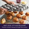 imageCirculon Total Bakeware Set Nonstick Cookie Baking Sheets with Cooling Rack 3 Piece Gray10 Piece