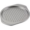 imageCirculon Total Bakeware Set Nonstick Cookie Baking Sheets with Cooling Rack 3 Piece Gray4Piece