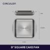 imageCirculon Total Nonstick Baking Pan  Nonstick Cake Pan Round  9 Inch GraySquare