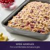 imageCirculon Total Nonstick Baking Pan With Lid  Nonstick Cake Pan With Lid Rectangle  9 Inch x 13 Inch Gray