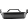imageCirculon Ultra Lasting Nonstick RoasterRoasting Pan with Easy Serve Rack 17 Inch x 13 Inch BlackEasy Serve Rack