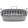 imageCirculon Ultra Lasting Nonstick RoasterRoasting Pan with Easy Serve Rack 17 Inch x 13 Inch BlackWith URack