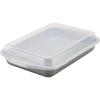 imageCirculon Total Nonstick Baking Pan With Lid  Nonstick Cake Pan With Lid Rectangle  9 Inch x 13 Inch Gray