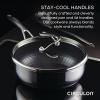 imageCirculon Clad Stainless Steel Chef Pan and Utensil Set with Hybrid SteelShield and Nonstick Technology