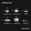 imageCirculon Stainless Steel Cookware Pots and Pans Set with SteelShield Hybrid Stainless and Nonstick Technology