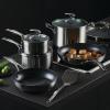 imageCirculon Stainless Steel Cookware Pots and Pans Set with SteelShield Hybrid Stainless and Nonstick Technology