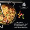 imageCirculon Stainless Steel Stockpot with Lid and SteelShield Hybrid Stainless and Nonstick Technology 75 Quart Silver