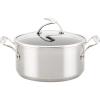 imageCirculon Stainless Steel Sauce PanSaucepan with Lid and SteelShield Hybrid Stainless and Nonstick Technology 4 Quart Silver