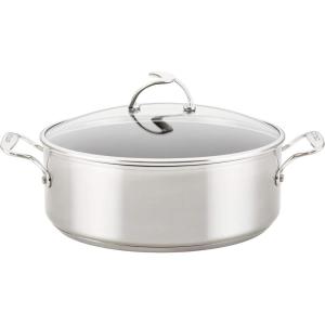 imageCirculon Stainless Steel Stockpot with Lid and SteelShield Hybrid Stainless and Nonstick Technology 75 Quart Silver