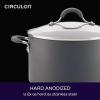 imageCirculon Radiance Hard Anodized Nonstick Frying  Fry Pan Set  Skillet Set  85 Inch 10 Inch and 1225 Inch  GrayCookware Set 10 Piece