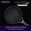 imageCirculon Radiance Hard Anodized Nonstick Frying  Fry Pan Set  Skillet Set  85 Inch 10 Inch and 1225 Inch  GraySaucepan 3 Quart