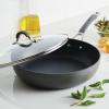 imageCirculon Radiance Hard Anodized Nonstick Frying  Fry Pan Set  Skillet Set  85 Inch 10 Inch and 1225 Inch  GraySkillet 12 Inch