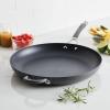 imageCirculon Radiance Hard Anodized Nonstick Frying  Fry Pan Set  Skillet Set  85 Inch 10 Inch and 1225 Inch  GraySkillet 14 Inch
