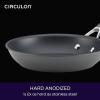 imageCirculon Radiance Hard Anodized Nonstick Frying  Fry Pan Set  Skillet Set  85 Inch 10 Inch and 1225 Inch  GraySkillet Set 85   10   1225