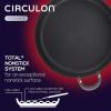 imageCirculon Radiance Hard Anodized Nonstick Frying  Fry Pan Set  Skillet Set  85 Inch 10 Inch and 1225 Inch  GraySkillet Set 85 Inch  10 Inch