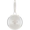 imageCirculon C1 Series Clad Stainless Steel with ScratchDefense Technology Cookware Nonstick Induction Saucepan with Lid Metal Utensil Safe 15 Quart  Polished Stainless Steel15 Quarts