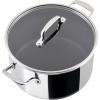 imageCirculon C1 Series Stainless Steel Nonstick Cookware Set  11Piece  Induction Pots ampamp Pans Set with ScratchDefense Metal Utensil Safe