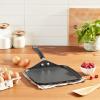 imageCirculon Nonstick GriddleGrill Pan 11 Inch Black Metallic