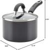 imageCirculon Nonstick Sauce PanSaucepan with Lid 2 Quart Black MetallicBlack Metallic