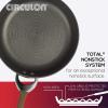 imageCirculon Symmetry Hard Anodized Nonstick Casserole with Locking Straining Lid and Kitchen Tools 4 Piece Chocolate