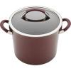 imageCirculon Symmetry Dishwasher Safe Hard Anodized Nonstick Cookware Pots and Pans Set 4 Piece Baking Sheet ChocolateMerlot