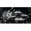 imageCirculon Symmetry Hard Anodized Nonstick Cookware Pots and Pans Set 11Piece BlackBlack