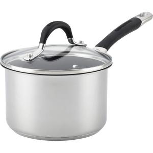 imageCirculon Momentum Stainless Steel Sauce PanSaucepan with Lid 2 Quart Silver2Qt wLid