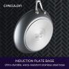 imageCirculon A1 Series with ScratchDefense Technology Nonstick Induction CookwarePots and Pans Set 9 Piece GraphiteGraphite