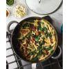 imageCirculon 84567 3QtCovered Straining Pour Spouts Hard Anodized Aluminum Saucepan 3 quart Oyster GrayGray