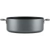 imageCirculon 84567 3QtCovered Straining Pour Spouts Hard Anodized Aluminum Saucepan 3 quart Oyster GrayGray