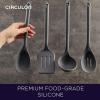 imageCirculon Tools and Gadgets Cooking ampamp Kitchen Tools Set FoodGrade and Safe for Nonstick Ceramic and Any Pots Pans and Bakeware 4 Piece Set  Gray