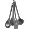 imageCirculon Tools and Gadgets Cooking ampamp Kitchen Tools Set FoodGrade and Safe for Nonstick Ceramic and Any Pots Pans and Bakeware 4 Piece Set  Gray