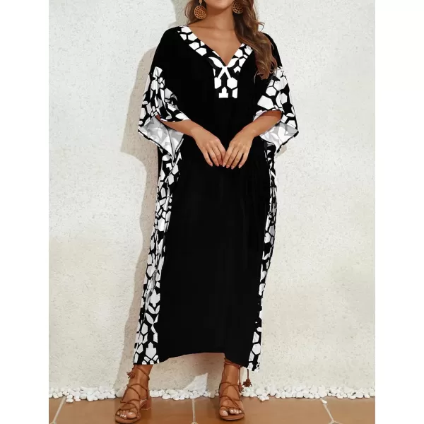Bsubseach Bathing Suit Cover Ups for Women Caftan Dresses Cover Ups for Swimwear Long Maxi Dress