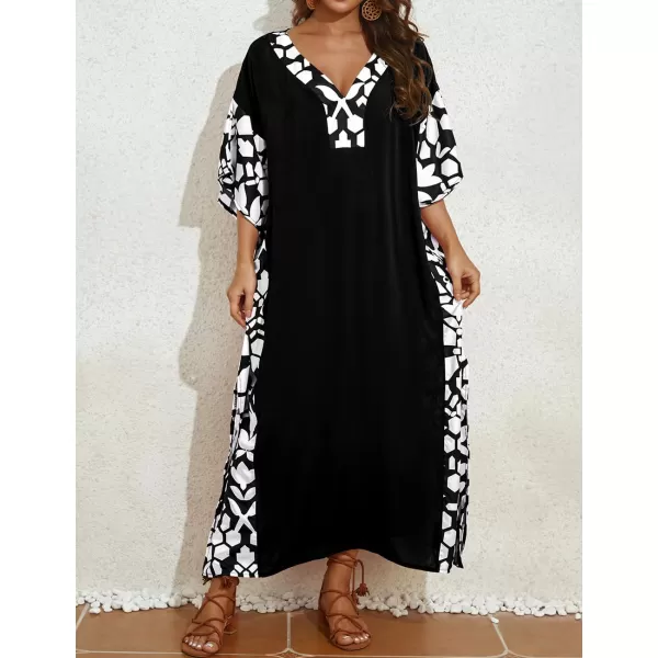 Bsubseach Bathing Suit Cover Ups for Women Caftan Dresses Cover Ups for Swimwear Long Maxi Dress