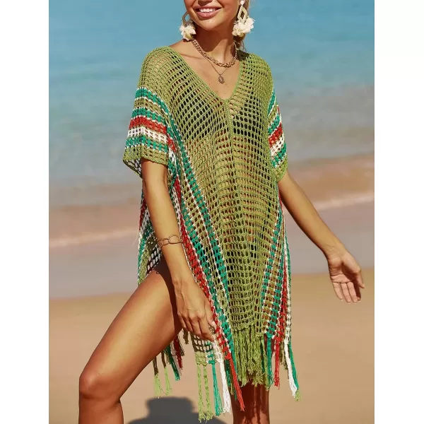 Bsubseach Beach Crochet Dress Bathing Suit Cover Ups Sexy Coverup for Swimwear Women Summer Outfit