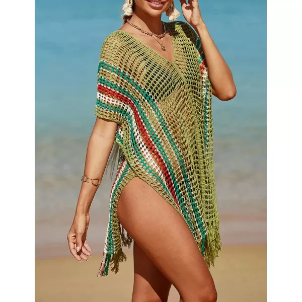 Bsubseach Beach Crochet Dress Bathing Suit Cover Ups Sexy Coverup for Swimwear Women Summer Outfit