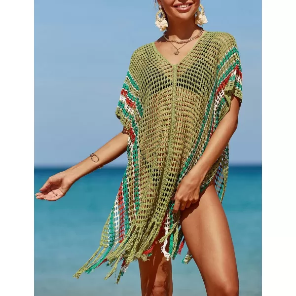 Bsubseach Beach Crochet Dress Bathing Suit Cover Ups Sexy Coverup for Swimwear Women Summer Outfit