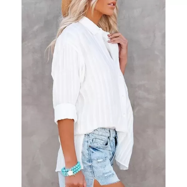 Bsubseach Button Down Shirt Cover Up Bathing Suit Coverups for Women Summer Casual Blouse