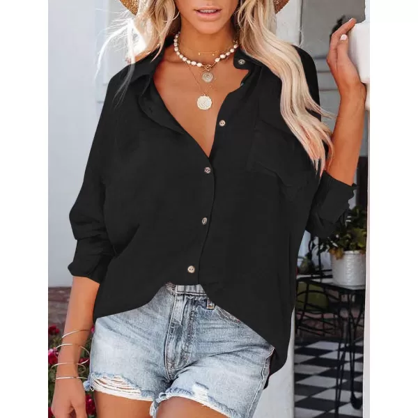 Bsubseach Button Down Shirt Cover Up Bathing Suit Coverups for Women Summer Casual Blouse