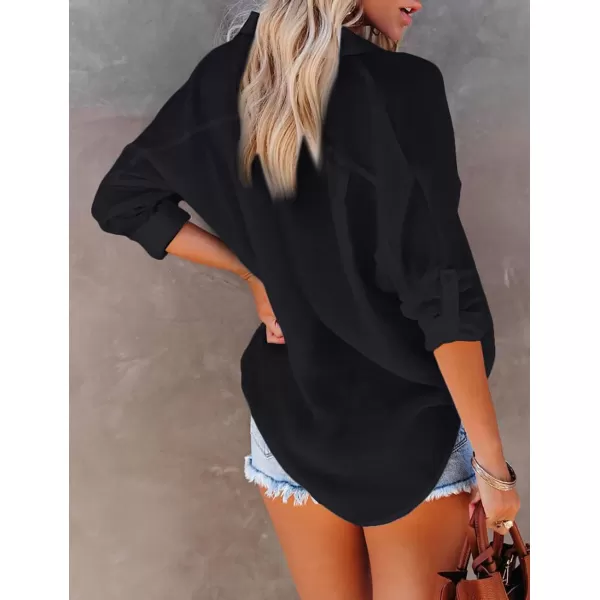 Bsubseach Button Down Shirt Cover Up Bathing Suit Coverups for Women Summer Casual Blouse