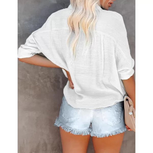 Bsubseach Button Down Shirt Cover Up Bathing Suit Coverups for Women Summer Casual Blouse