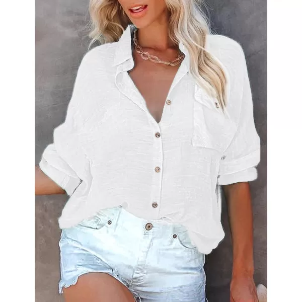 Bsubseach Button Down Shirt Cover Up Bathing Suit Coverups for Women Summer Casual Blouse