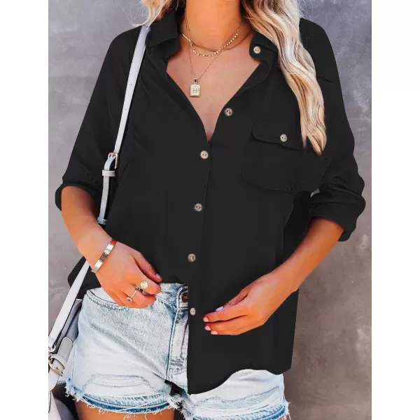 Bsubseach Button Down Shirt Cover Up Bathing Suit Coverups for Women Summer Casual Blouse