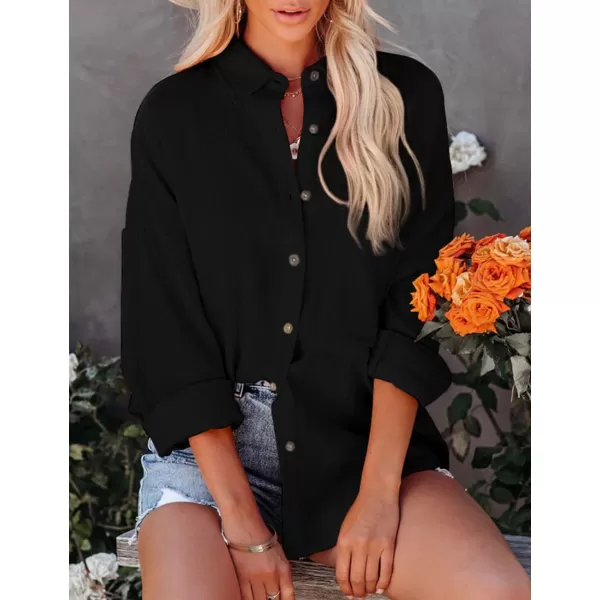 Bsubseach Button Down Shirt Cover Up Bathing Suit Coverups for Women Summer Casual Blouse