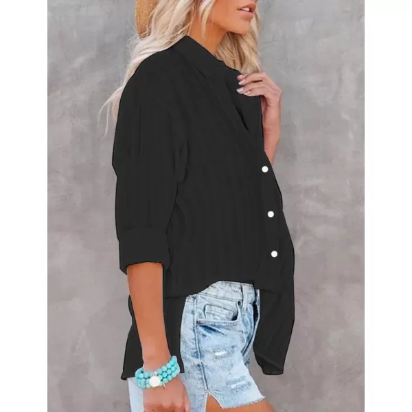 Bsubseach Button Down Shirt Cover Up Bathing Suit Coverups for Women Summer Casual Blouse